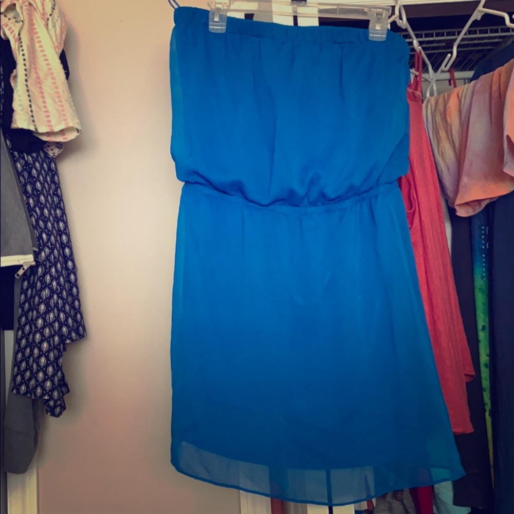 Strapless dress